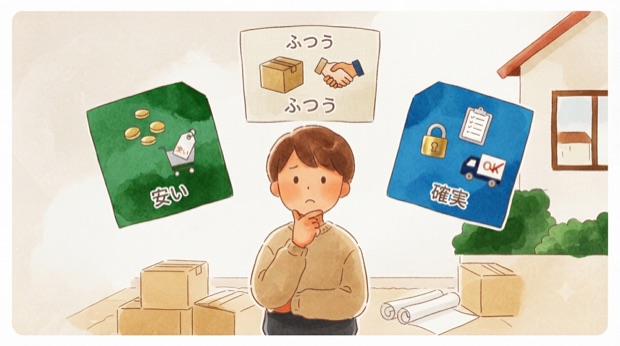 アリさんの長距離3プランを見比べて選ぶイメージ